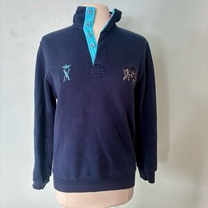 Vicomte A. French Designer Polo Sweatshirt